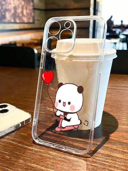 Bubu Dudu Cycle Clear Silicone Phone Case Cover