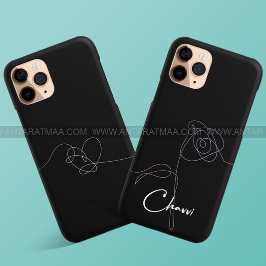 BTS Heart & Rose Customised Case