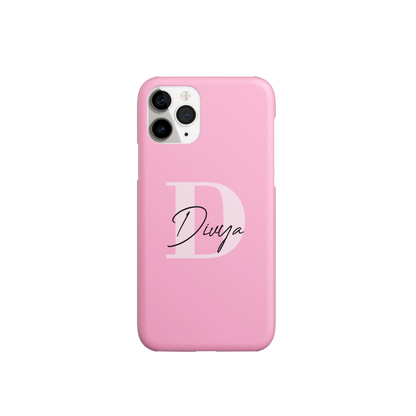 Customised Name Hard Matte Case