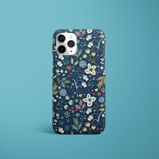 Blue forest leaf case