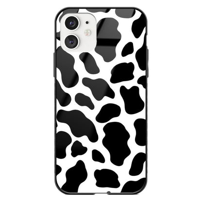 Leopard Print Glass Phone Case