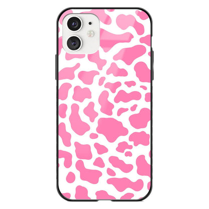 Leopard Print Glass Phone Case