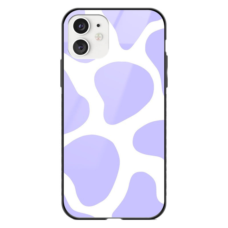 Azure Mist Patch Glass Phone Case