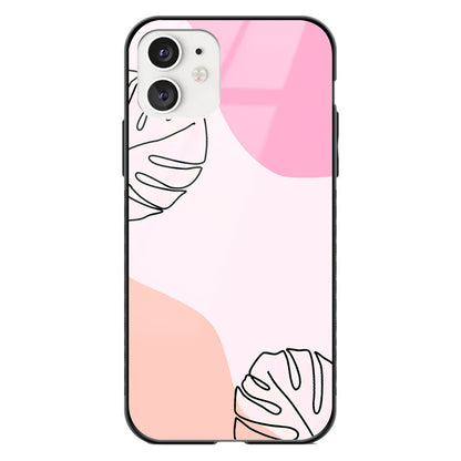 Asthetic Floral Glass Phone Case