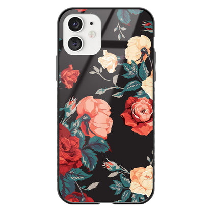 Floral Glass Phone Case