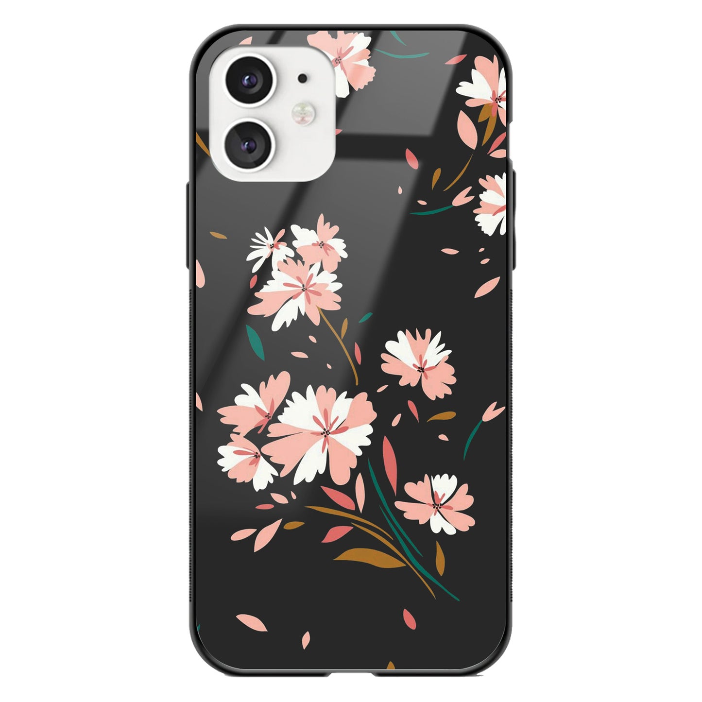 Floral Glass Phone Case