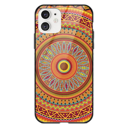 Mandala Pattern Glass case