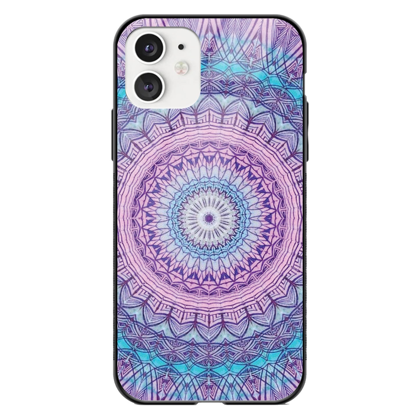 Mandala Pattern Glass case