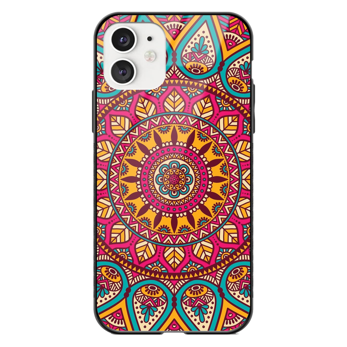 Mandala Patter Glass case