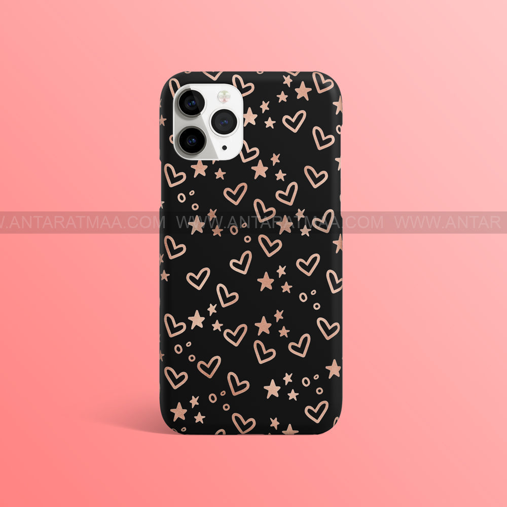 Pink Heart case with Holder