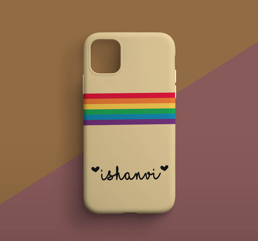 Rainbow customised case