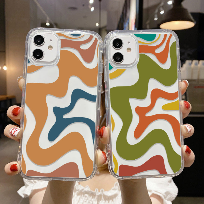 Swirl Transparent Silicone Phone Case