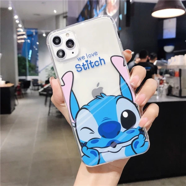 Stitch Cartoon Clear Silicone Phone Case