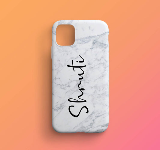 Marble case with customised name